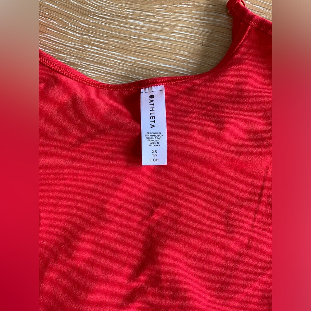 Athleta PowerVita Twist Cami • Red • XS - Picture 10 of 12
